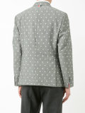 portal and anchor print blazer