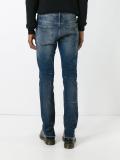 distressed skinny fit jeans