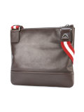striped strap messenger bag 