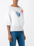 embroidered patches top