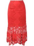 lace mid-length skirt 