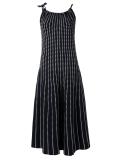 striped knit dress