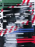 'Barcode Plastisol Print on Papertape' vest