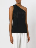 tonal logo print top