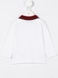 Web collar polo shirt