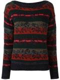 striped intarsia jumper
