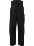 Cropped High Waisted Trousers 