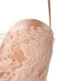 lace panel bustier