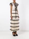 frill layered dress