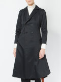 flared embroidered coat