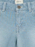 striped denim shorts