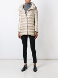 funnel neck padded coat 