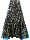jacquard asymmetric skirt 