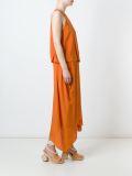 tuck drape dress