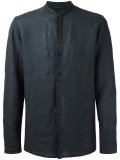 Collarless shirt