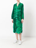gradient shirt dress
