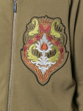 glittery detail bomber jacket