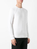 ribbed trim sweatshirt 