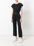 belted jumpsuit