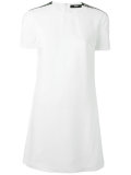 logo print strap dress