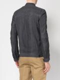 banded collar jacket