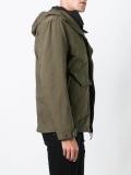 logo patch military jacket 