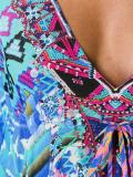 embellished print maxi dress