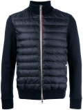 padded front knitted cardigan