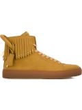 '125MM' fringed high-top sneakers