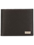 textured billfold wallet