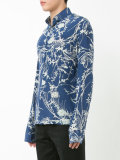 printed button-down shirt 
