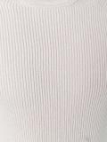 ribbed crew neck sweater