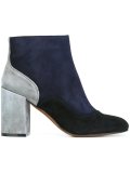 colour block boots