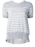 striped cupro insert top