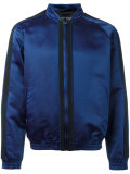 zipped bomber jacket 