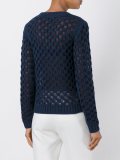 square knit jumper