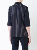 pinstriped double breasted waistcoat