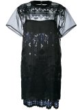 tribal lace organza dress