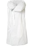 oversized hooded gilet