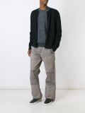 panelled denim trousers