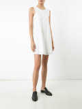 pinstripe mini dress