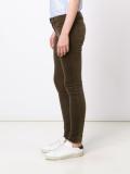 'Loden' velvet skinny jeans
