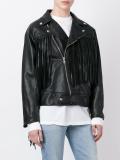 fringed biker jacket