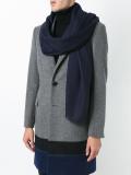 raw edge scarf
