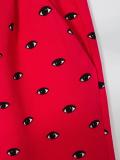 Eye print trousers
