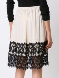 lace hem skirt