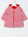 double hooded rain jacket 
