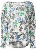 floral print blouse 