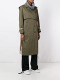 wrap detail trench coat