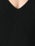 deep v-neck jumper